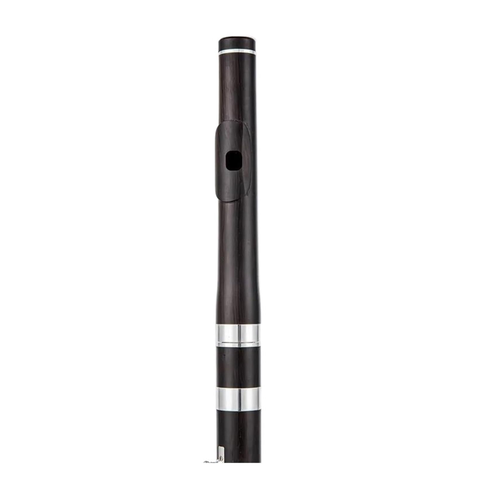 Flûte Traversière En Ébène 17 Trous Plaquée Argent Clé Mi Instrument À Vent Professionnel Flûte Pour Adultes