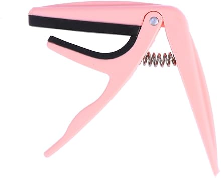 Professional Ukulele Capo Single-Handed Ukelele Capo zinc Alloy Guitar Parts Accessories Pink