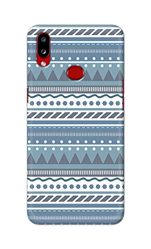 Image of PRINTFIDAA Printed Hard Back Cover Case for Samsung Galaxy A10s | Samsung Galaxy M01s Back Cover (Seamless Geometric Tribal Pattern) -1803