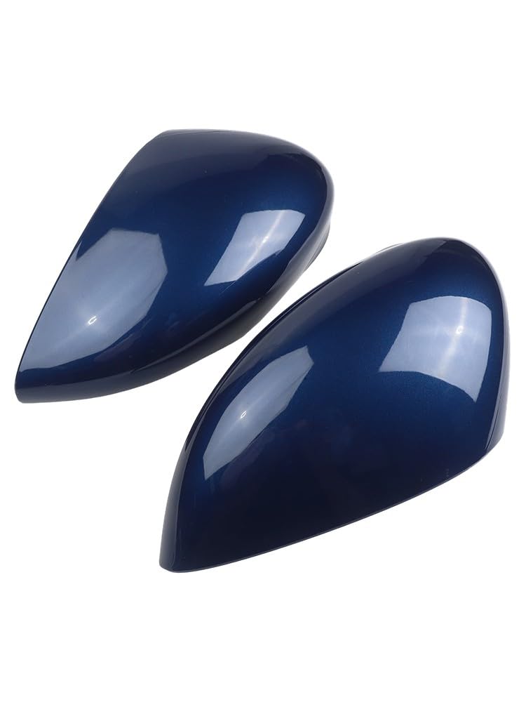 Copri specchietto laterale blu scuro, compatibili con Ford Fiesta MK7 2008-2017, coppia di ricambio sinistra e destra