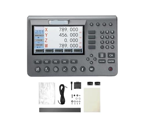 Kit digital multilingüe 4 ejes con escala de vidrio y pantalla LCD miniatura 1