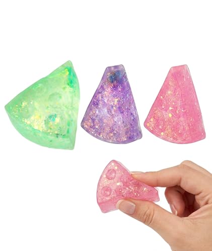 Image of 2Pcs Cheese Squishy, Taba Squishy, Dumpling Squishy-Stretchy Food-Shaped Sensory (red)