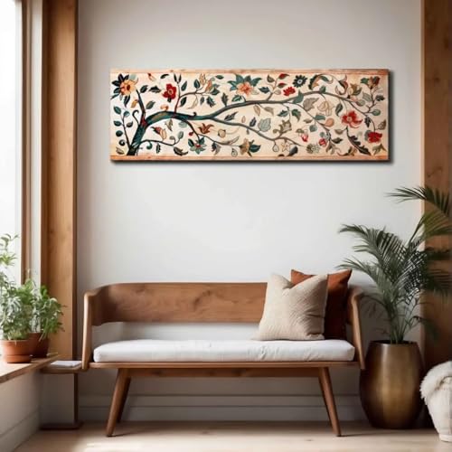 Art mural rétro floral et affiche bohème vintage grand format - 3