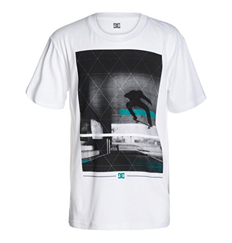 T-shirt Garçon DC Shoes Transfert Noir et Blanc