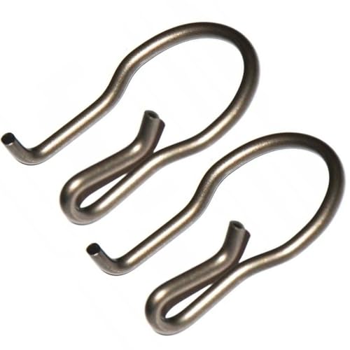 SDYYDS 2PCS Exhaust Flap Control Valve Actuator Clip Fixing Bow Compatible with BMW 1 2 3 4 5 6 7 Series X5 X6 I8 18307620323