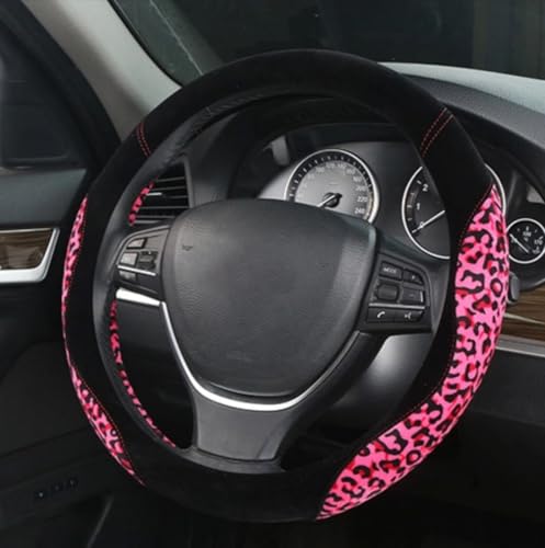 YUNZLAN Leopard Steering Wheel Cover