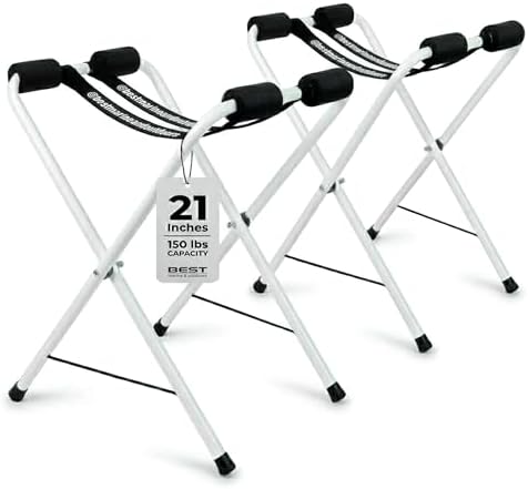 Folding Kayak Stands, 21" Tall Storage Rack, 150 lb Capacity