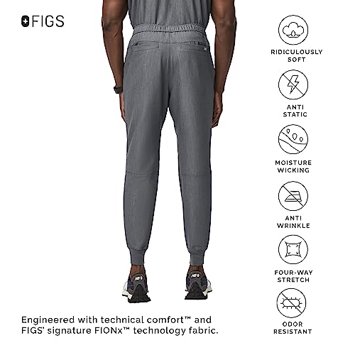 Figs Tansen Jogger Scrub Pants For Men - Graphite, M #TOP2