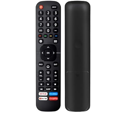Replacement Remote for Hisense TV, Universal Remote Control Compatible for All Hisense 4K ULED HD UHD Android Smart TVs -NO Setup Required