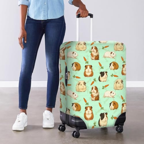 Housse valise protection animaux bruns en spandex élastique