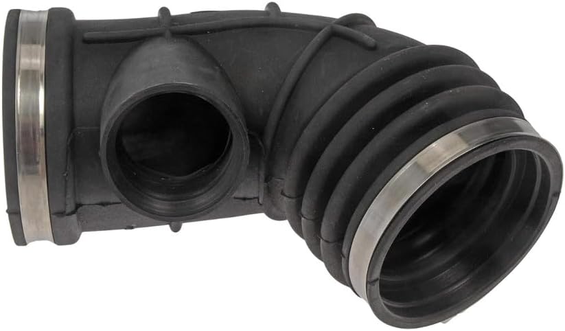 KarParts360 For BMW 525i 2001 2002 2003 Engine Air Intake Hose | Rubber Material | Black | One Piece Configuration | Molded Assembly Shape | Replacement For 13541435625