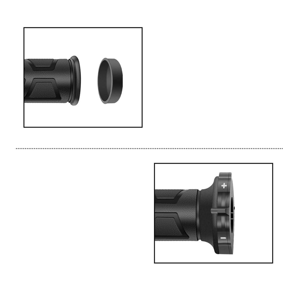 Poignées Guidon Poignées Chauffantes Universelles pour Moto, 22 Mm, pour Guidon De VTT, Scooter, Électrique, Motocross