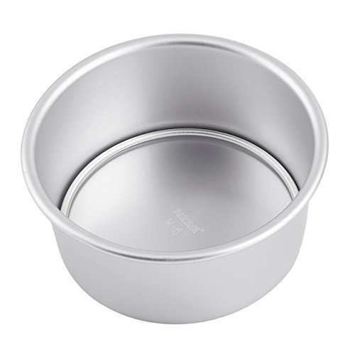 Generic 6 inch Aluminum Alloy Non-stick Round Cake Baking Mould Pan Bakeware Tool Environmental Non-Toxic Baking Cake Mold Kitchen Tool