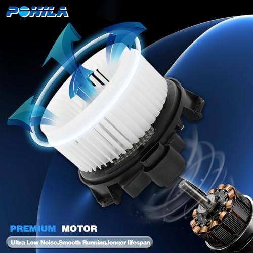 Image of 700249 Blower Motor with Fan Cage for Toyota Corolla with Automatic 2009-2019, for Prius 2010-2015, 2017-2018 Toyota Corolla iM, for 2016 Scion iM, 06-18 RAV4, 12-17 Prius V 1.8L (with 3 Pins)