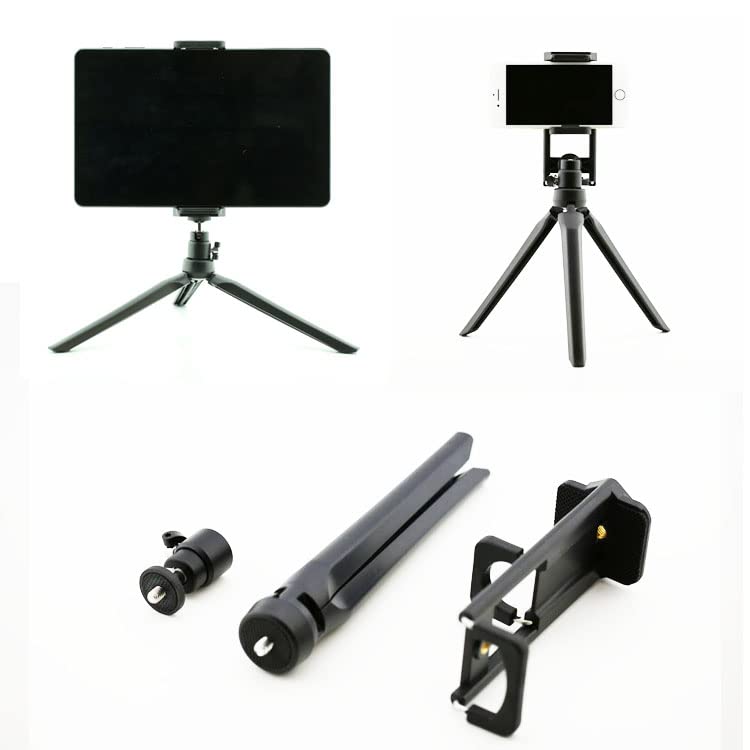 Trépied téléphone et tablette RANY ajustable à 360 degrés avec support caméra 3D