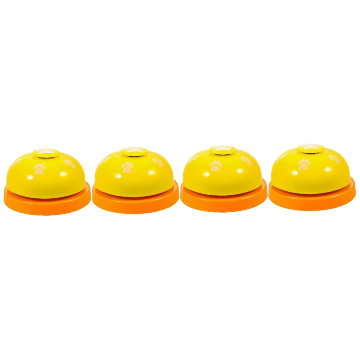 BCOATH 4pcs Doggy Door Bell Potty Training Pet Training Bell for Puppies Interactive Dog Toys