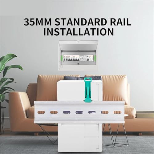 Interruptor Selector Eléctrico de Potencia Ininterrumpida ATS de 4 Polos para Cuadros de 220V 3