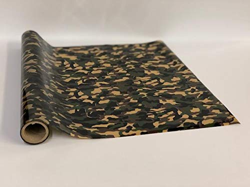 Artistic Painting Studio Metallic Foil - Military Camo - Decorative Trasfer Roll 12" x 15'