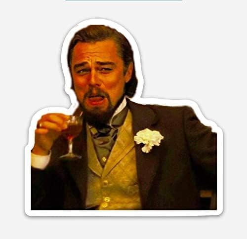 Amazon.com - Scoutdoors Leonardo Dicaprio Laughing Meme Sticker 3