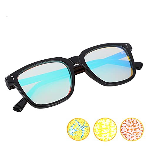 Colorblind Correction Glasses, Full Frame UV400 Waterproof Universal for Men Women Outdoor Indoor, TR90 Frame Special Coating, Improve Color Vision Resolution, for All Colour Blind Types