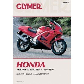Paperback Clymer Honda Vfr700F and Vfr750F, 1986 - 1994 (Clymer Motorcycle Repair Manual) Book