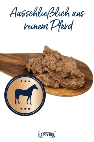 Happy Dog Sensible Pure Montana Pferd Nassfutter, 6x800 g Monoprotein