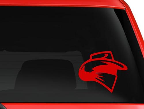 Miniatura 3 de Bandit Outlaw Gangster - Adhesivo de vinilo troquelado para automóvil, camión, laptop, casco (5 pulgadas, rojo) Rojo,Negro -,Blanco