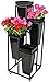 Support à plantes Stable amovible Échelle Forme Magasin de fleurs Jardinière |Fleur Godet multi-couche Support d'affichage |Fleur seau rack Étape Ceinture Frame roue |Amovible Tablette Fleur Tablette