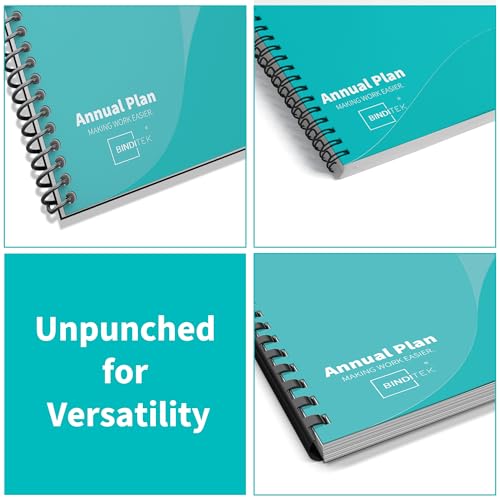 Image of Binditek 10 Mil PVC Binding Covers, 8.5 x 11 Inches, Clear, 200 Pack