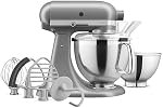 Artisan® Series Tilt-Head Stand Mixer with Premium Accessory Pack KSM195PSCU