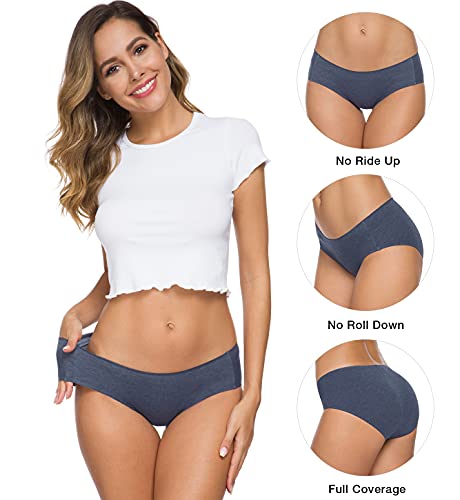Culotte hipster en coton sans couture pour femme en taille XL g/db5