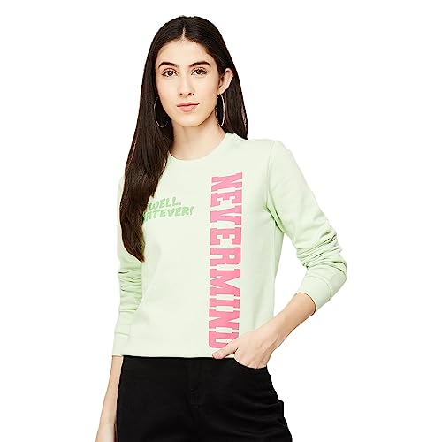 Ginger by Lifestyle Women Cotton Regular Fit Solid Sweatshirt Ginger by Lifestyle Women Cotton Regular Fit Solid Sweatshirt