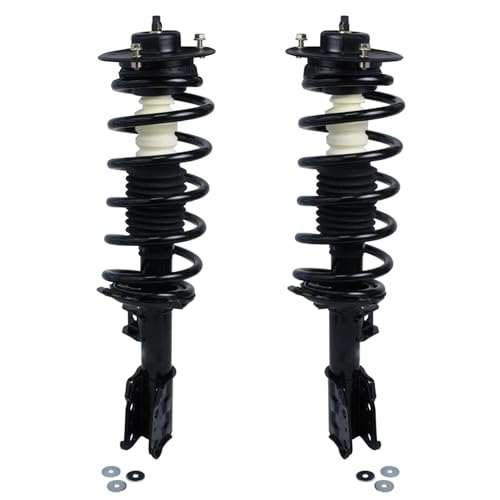 Image of Detroit Axle - 6pc Struts Shocks Kit for 2005-2006 Chevy Equinox 2006 Pontiac Torrent Complete 2 Front Struts with Coil Spring 2 Sway Bar Links 2 Rear Shock Absorbers Replacement Ready Assembly