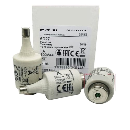 Fusible DII E27 6A à 20A gG 500V pour cartouche domestique