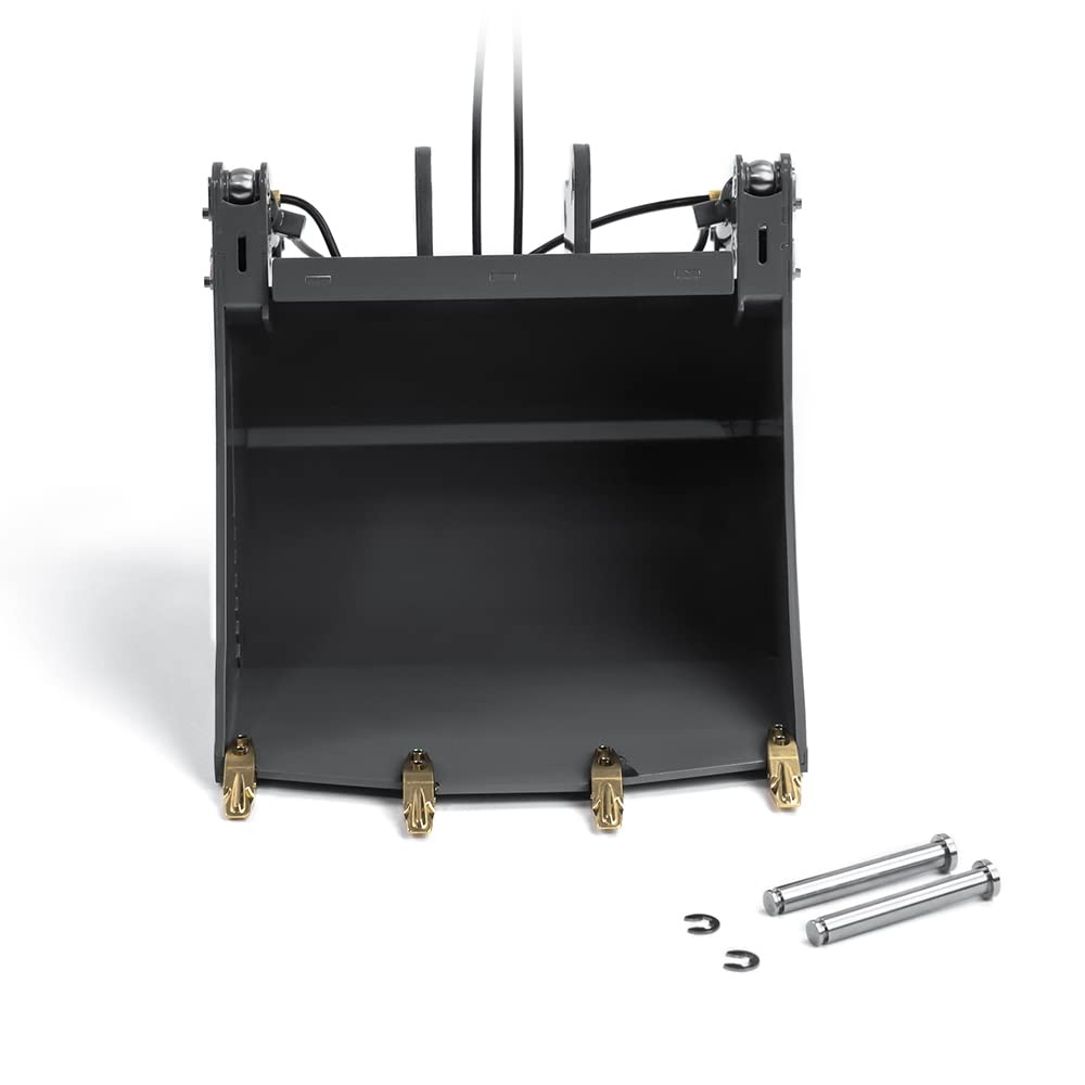 1/14 Metal Openable Bucket Painted for LESU Hydraulic RC Excavator ET35 Digger