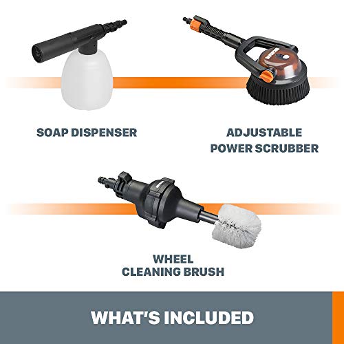 WORX Hydroshot Auto/Boat Cleaning Accessory Kit - WA4071