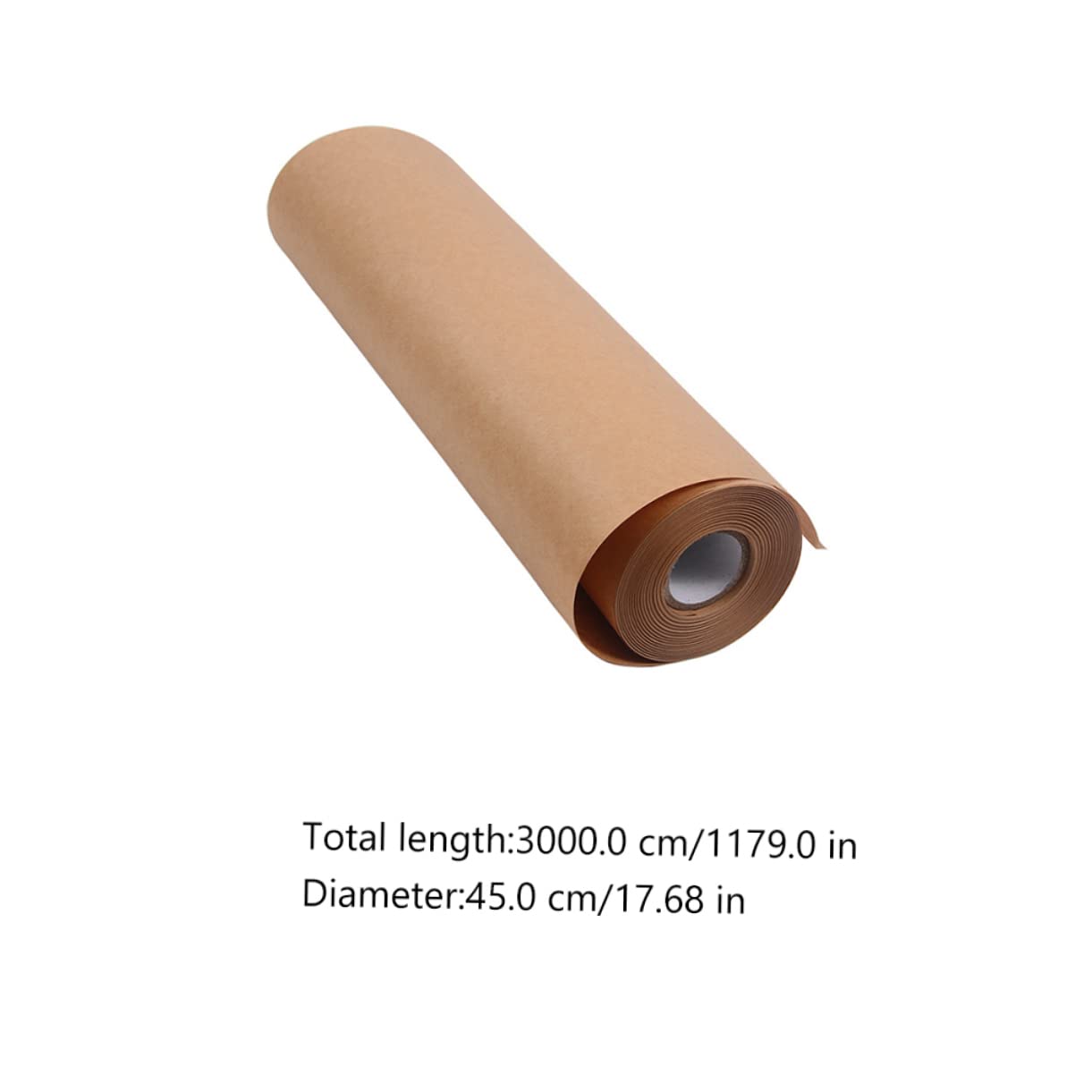 Papier Kraft D'emballage Marron 1 Rouleau 45cm X 30 M