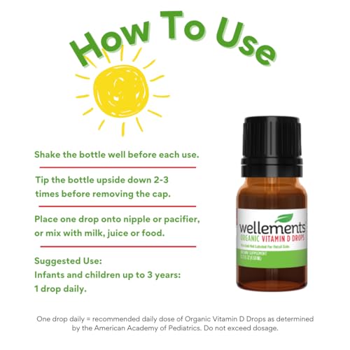 Wellements 1-205 Certified Organic Baby Vitamin D Drops thumb #4