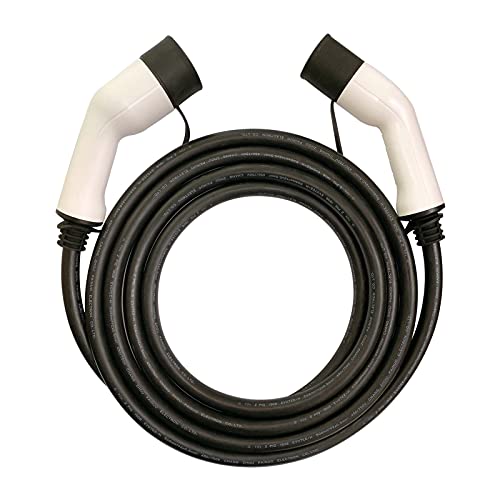 NLBN Elektrische Autoladegerät EV-Ladekabel 16A-32A einphasige dreiphasige dreiphasige 22kw IEC62196. Für Elektrofahrzeuge (Color : 32A 3 Phases, Size : W)