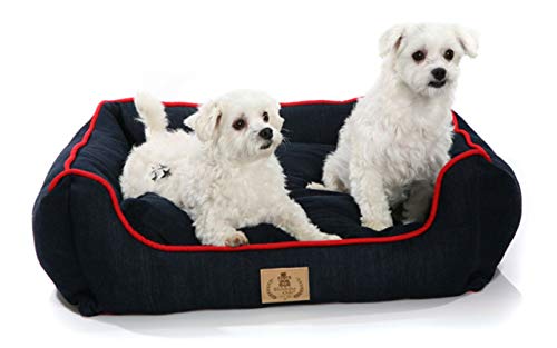 Cama Índigo para Cachorro e Gato Pet - GG - Extra Grande - Vermelho - Bichinho Chic