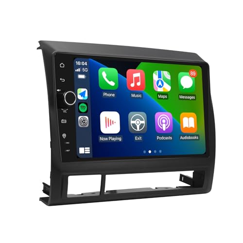 JOYING Car Radio for Toyota Tacoma 2005-2015 Android 13 Car Stereo 9 Inch Head Unit with Carplay & Android Auto, Mirror Link, GPS Navigation, Bluetooth, Volume Knob(JY-TT187N8)