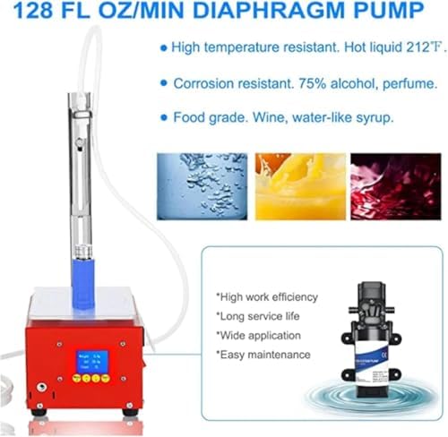 Automatic Liquid Filling Machine for Oils & Cosmetics - 2L Precision Dispenser for Essential Oils, Accurate Weighing and Control, Ideal for Small Batches