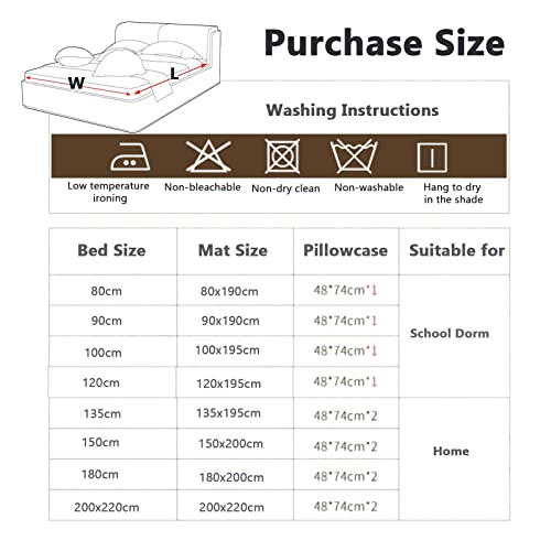 Cubrecolchón de bambú reversible para camas king e individuales con fundas de almohada 7