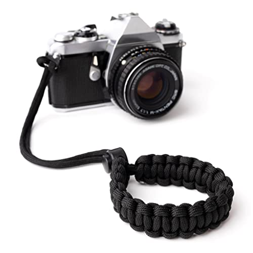 Lens-Aid Sangle Appareil Photo: Bracelet en Paracorde, Dragonne pour Porter l’Appareil-Photo Autour du Poignet , DSLR reflex laniere strap Cover