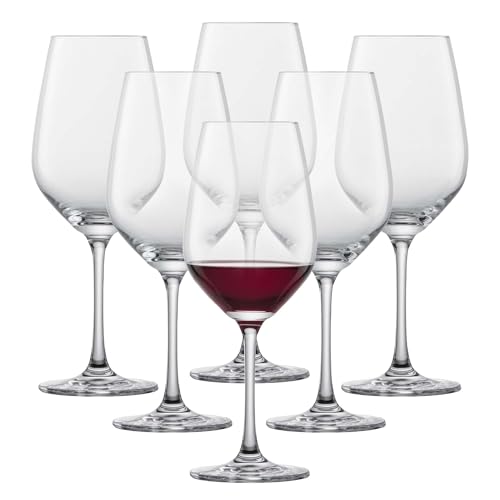 SCHOTT ZWIESEL Forté Red Wine Glass (Set of 6), Burgundy Glasses for Red Wine, Dishwasher-safe Machine-made Tritan Crystal Glasses, Made in Germany (13.5 Ounce) by Schott Zwiesel - Used condition - US$43.66