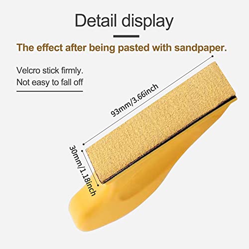 Viaky Sanding Paper 61Pcs, 30 x 93mm Sandpaper Mixed 80 120 180 240 400 600 Assort Grit - Image 4