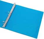 Filexec 3 Ring Binder, 1.5 Inch Capacity, Frosted, Letter Size, Pack of 6, Blueberry, Strawberry, Grape, Lemon, Lime, Tangerine (50160-6493)