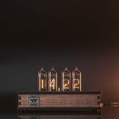 Nixie Tube Clock With New And Easy Replaceable In-14 Nixie Tubes - Motion Sensor - Visual Effects - Gift Idea - Premium Gift Packaging #TOP2