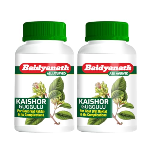 Baidyanath Kaishor Guggulu – 80 Tablets | Ayurvedic Herbal Tablets with Sudh Guggulu, Triphala & Guduchi | Joint & Wellness Support | (Pack of 2) Baidyanath Kaishor Guggulu – 80 Tablets | Ayurvedic Herbal Tablets with Sudh Guggulu, Triphala & Guduchi | Joint & Wellness Support | (Pack of 2)