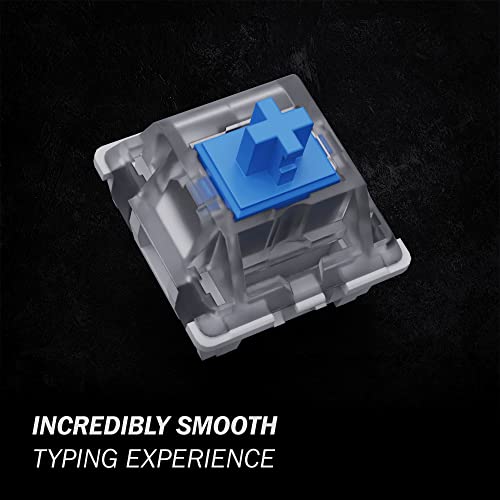 Gateron Ks-9 Mechanical Switches For Mx Mechanical Gaming Keyboard | 60G Force | Clicky | Plate Mounted | Smd 3 Pin Rgb Switches For Backlit Keyboard | (65 Pcs, Blue) #TOP4